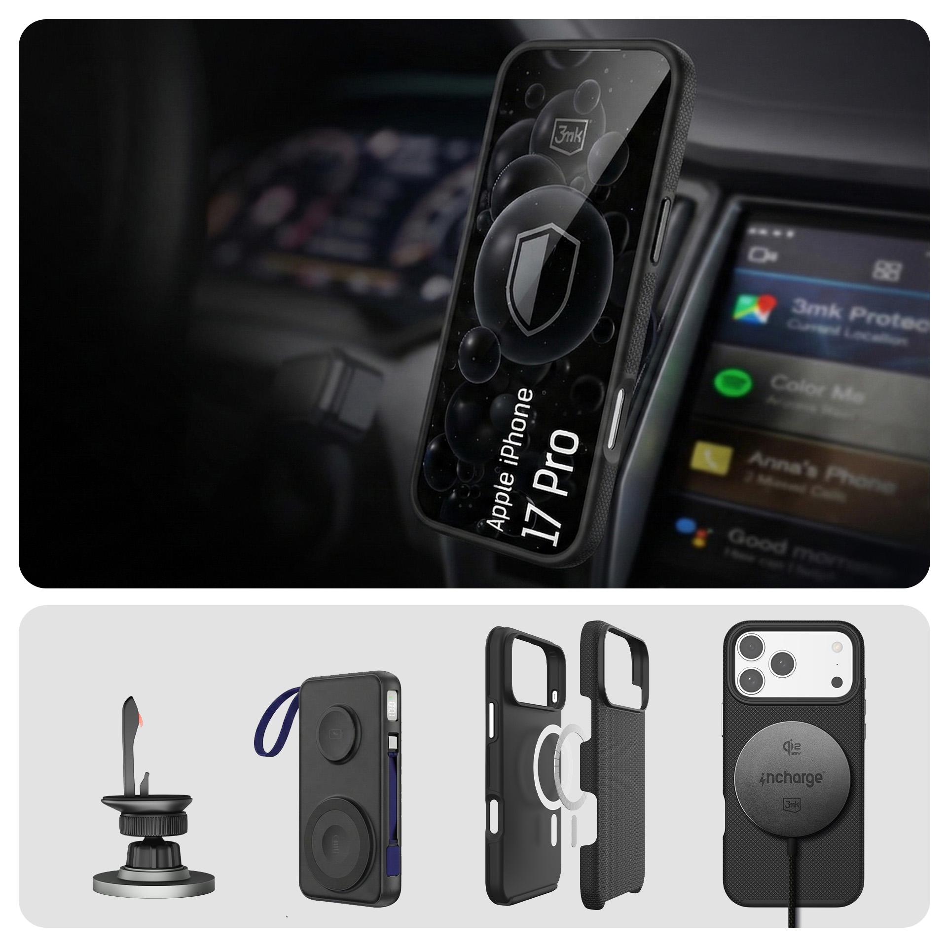 3mk ochranný kryt Hardy Shockproof MagCase pro Apple iPhone 17 Pro