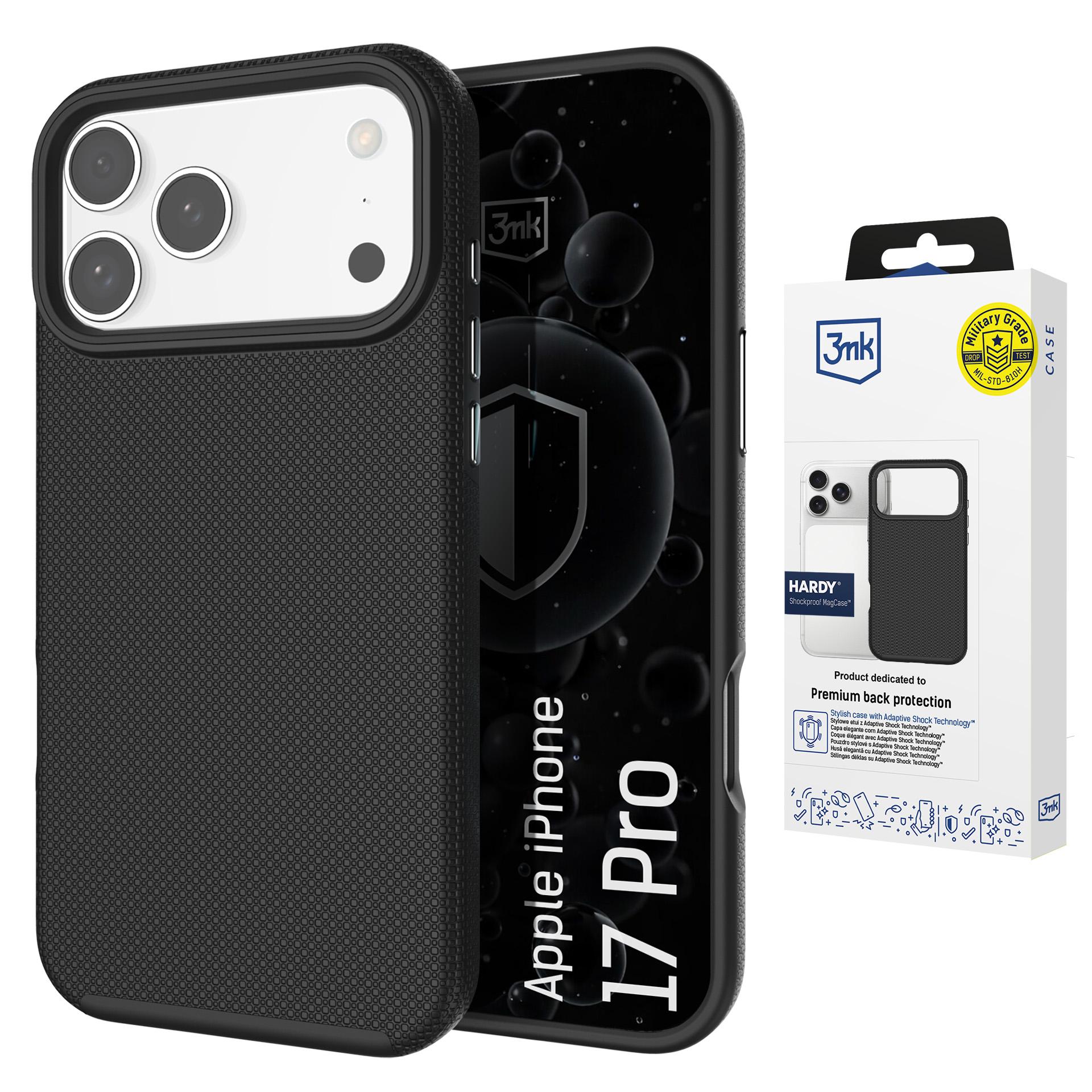 3mk ochranný kryt Hardy Shockproof MagCase pro Apple iPhone 17 Pro