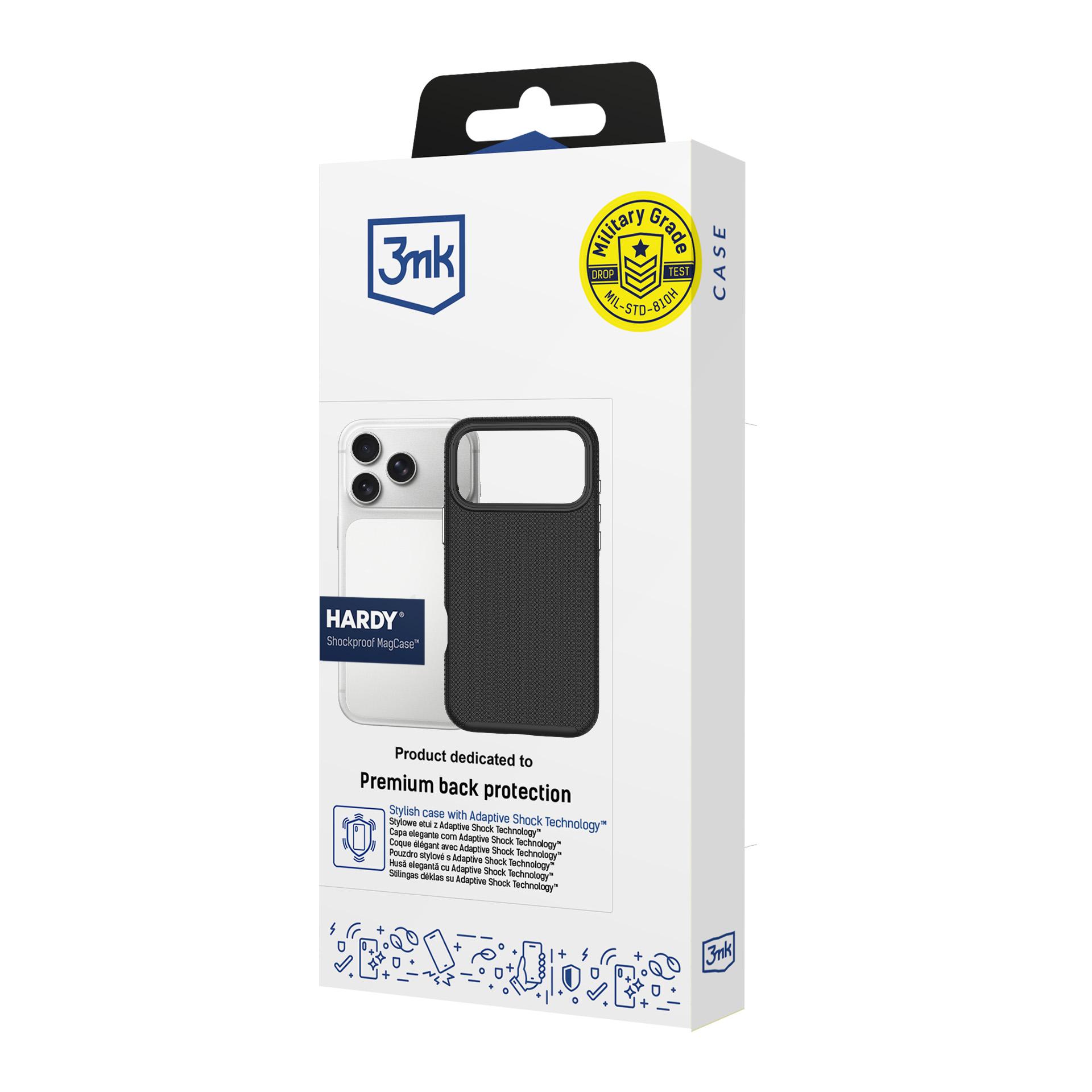 3mk ochranný kryt Hardy Shockproof MagCase pro Apple iPhone 17 Pro Max