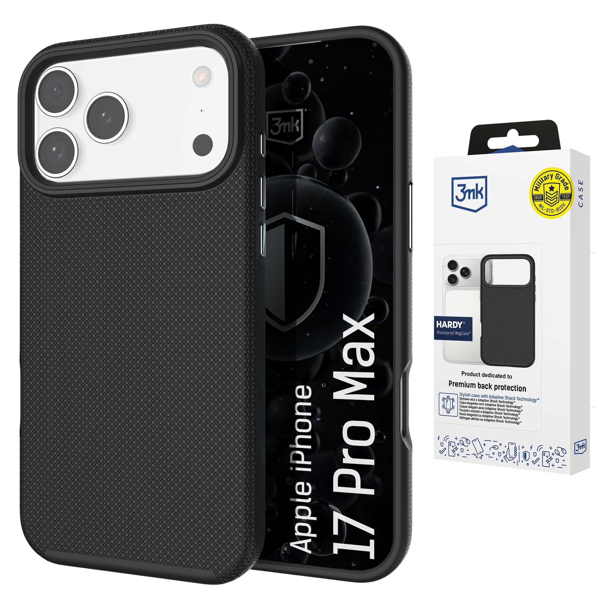 3mk ochranný kryt Hardy Shockproof MagCase pro Apple iPhone 17 Pro Max