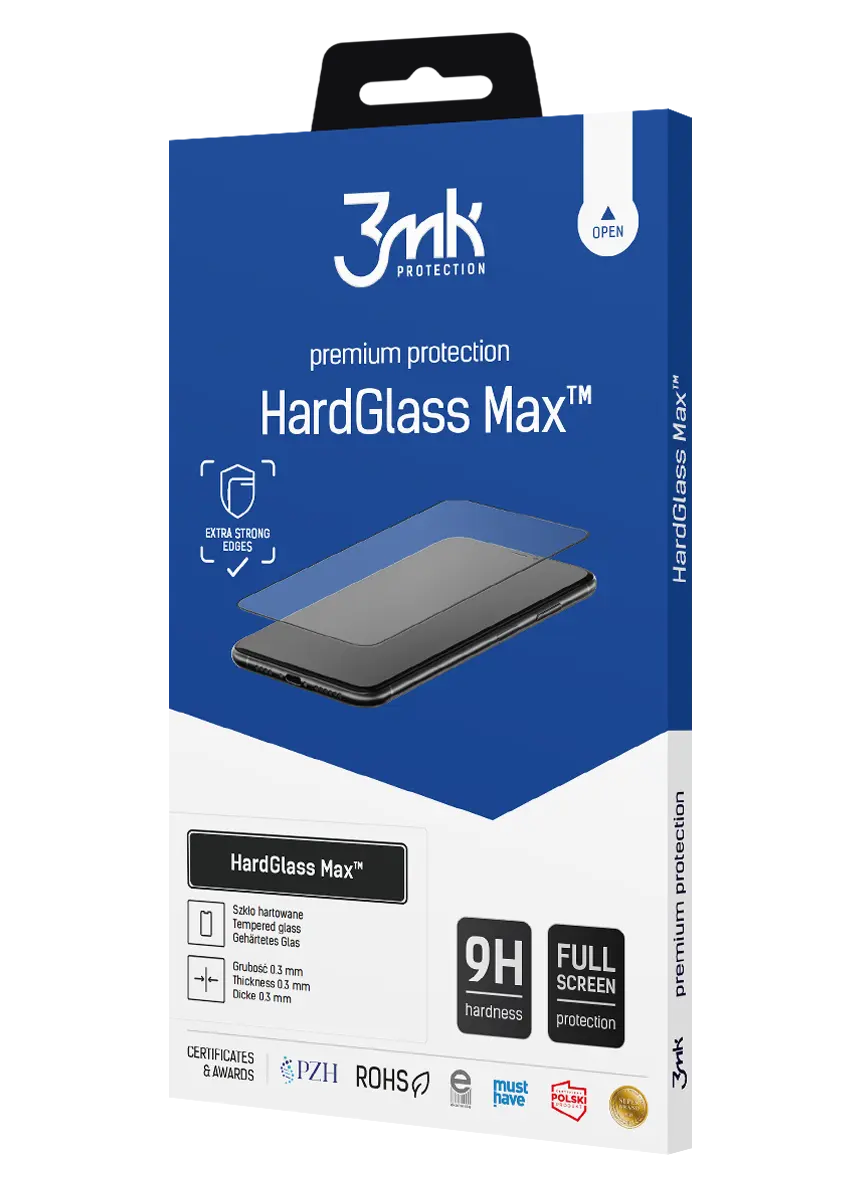 3mk tvrzené sklo HardGlass Max Black pro Xiaomi 17T